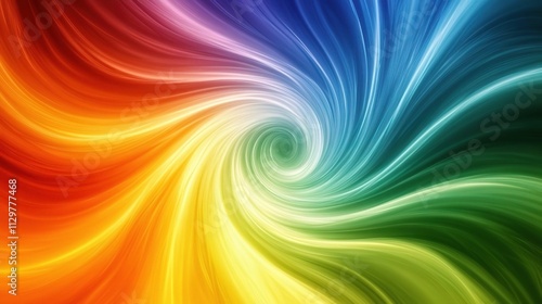 Colorful Abstract Swirling Gradient Background for Creative Projects