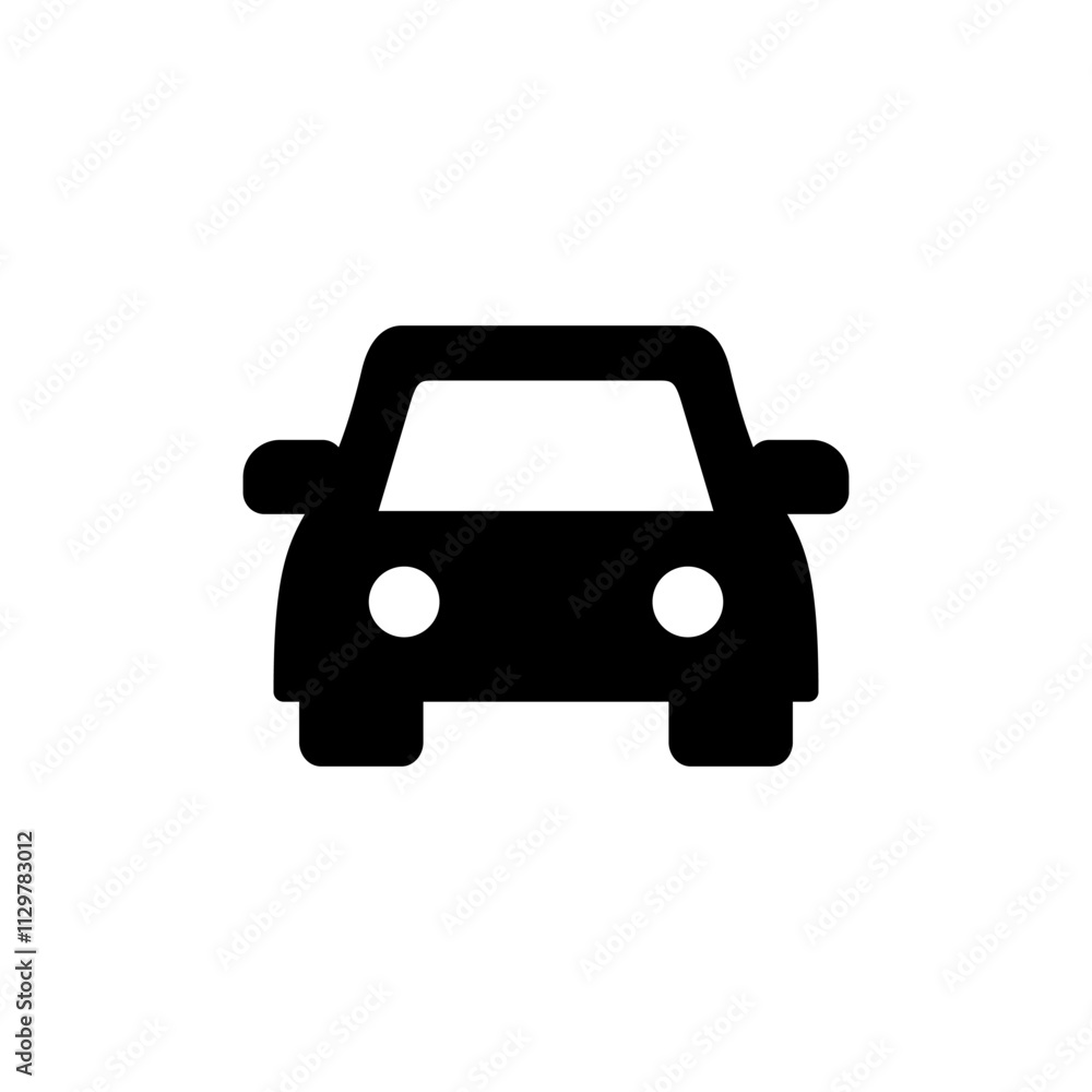 Car icon logo design. car sign and symbol. small sedan Car icon logo design. car sign and symbol. small sedan