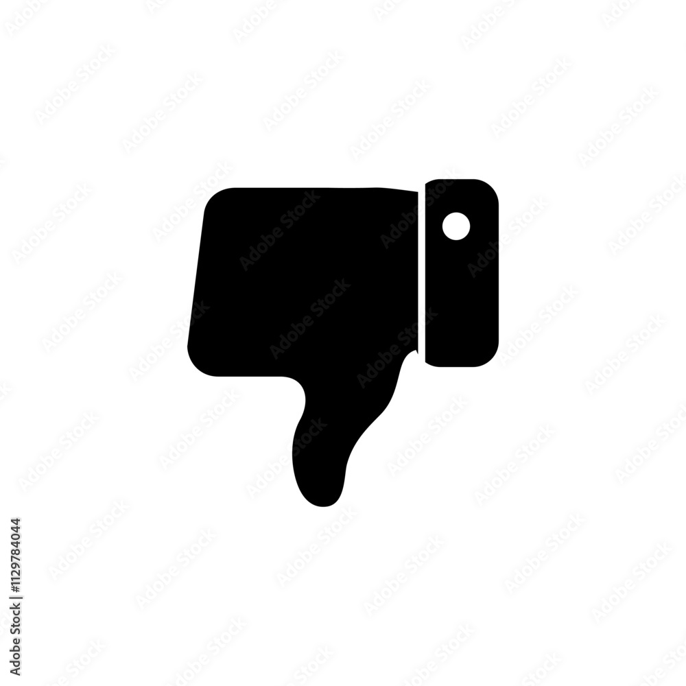 Dislike icon logo design. dislike sign and symbol. Hand with thumb down Dislike icon logo design. dislike sign and symbol. Hand with thumb down