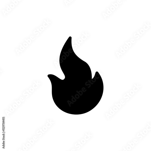 Fire icon logo design. fire sign and symbol