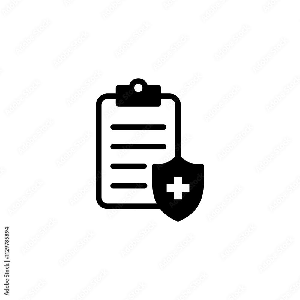 Medical insurance icon logo design. health insurance sign and symbol Medical insurance icon logo design. health insurance sign and symbol