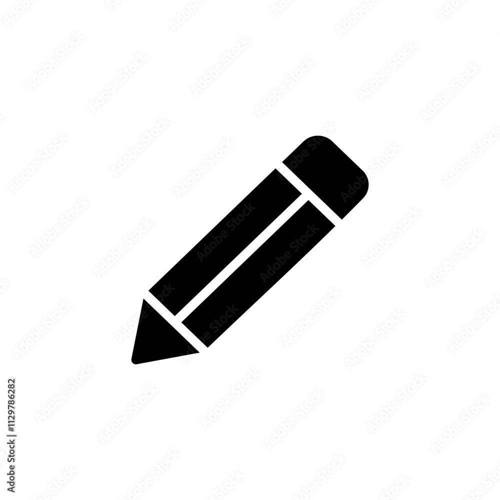Pencil icon logo design. pen sign and symbol. edit icon vector Pencil icon logo design. pen sign and symbol. edit icon vector