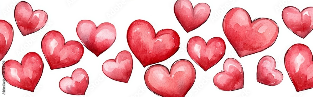 Heartfelt celebration of love valentine's day digital art romantic atmosphere close-up view emotions of affection Heartfelt celebration of love valentine's day digital art romantic atmosphere close-up view emotions of affection
