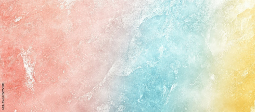 Pastel-colored abstract background texture with pink, blue, and yellow hues. Pastel-colored abstract background texture with pink, blue, and yellow hues.