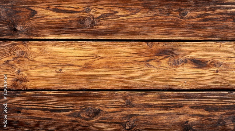 Rich Brown Wooden Planks Horizontal Texture Background Rich Brown Wooden Planks Horizontal Texture Background