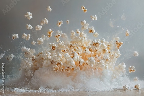 Popcorn Explosion A Culinary Kinetic Art Piece photo