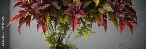 Coleus blumei solenostemon kong empire plant with aerial roots, solenostemon, potted plants