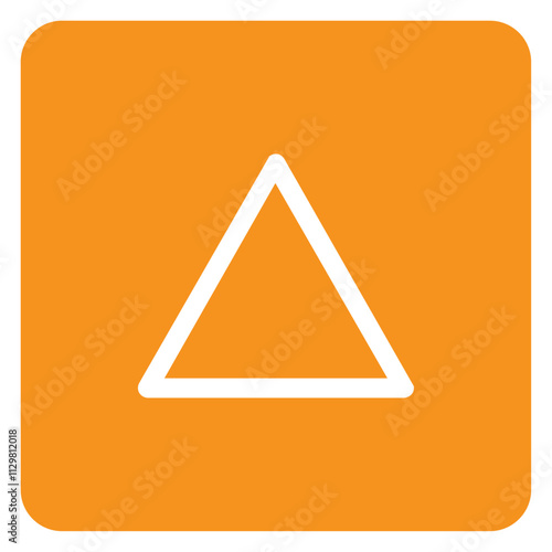Vector sign of clothing symbol indicating that bleaching is allowed