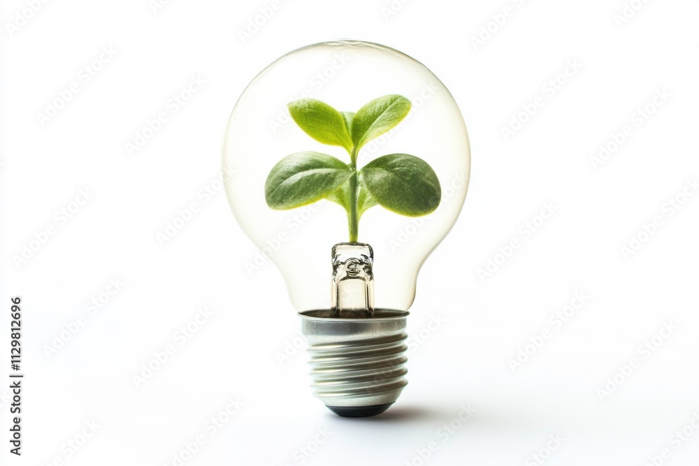 light bulb with plant inside light bulb with plant inside