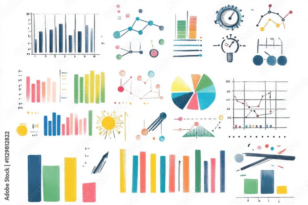 set of graphs and charts