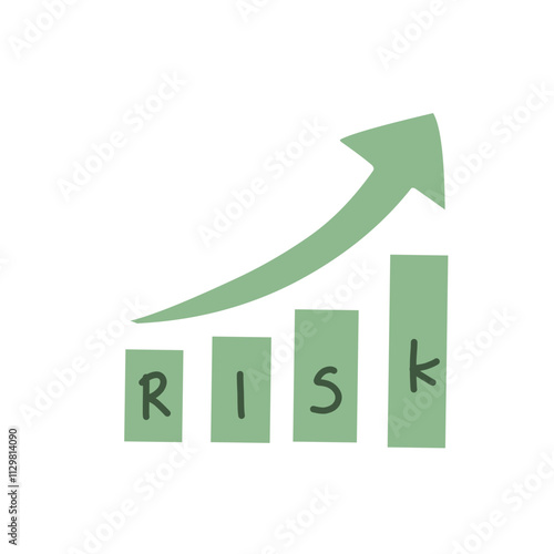 Risk Vector illustration icon