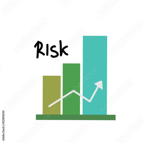 Risk Vector illustration icon