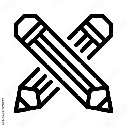 pencil line icon