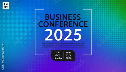background with numbers, conference business.