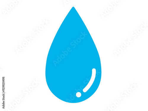 しずくのアイコン（水滴マーク）