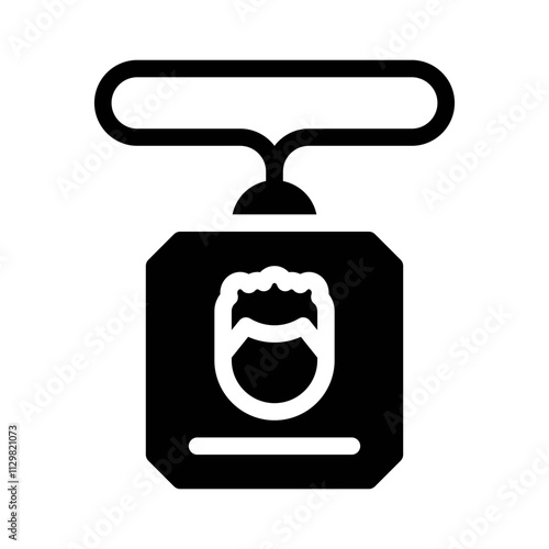 badge glyph icon