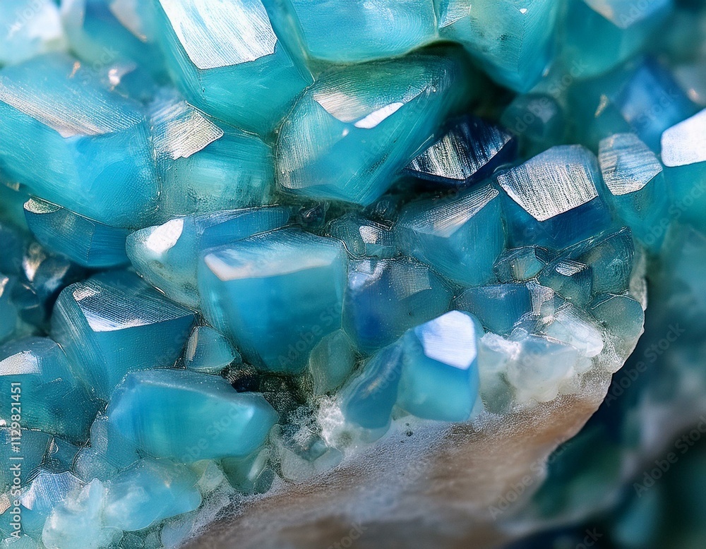 cyan and blue fluorite texture closeup cyan and blue fluorite texture closeup