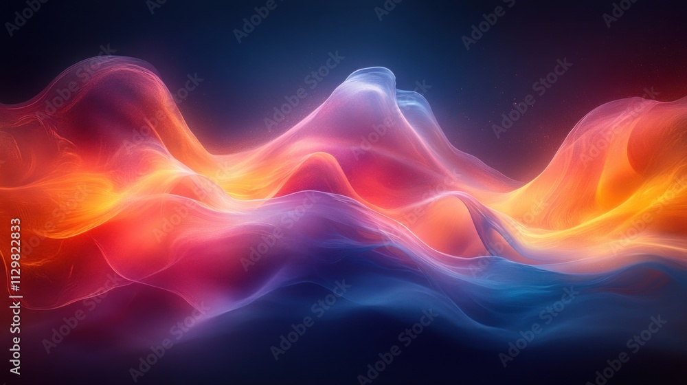 Abstract Flowing Lines Colorful Background Design Soft Lighting Minimalist Abstract Flowing Lines Colorful Background Design Soft Lighting Minimalist