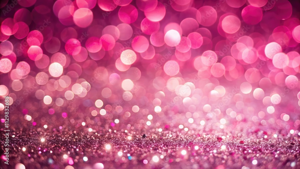 Shimmering pink glitter lights create a romantic, low-light backdrop. Perfect for festive celebrations. Shimmering pink glitter lights create a romantic, low-light backdrop. Perfect for festive celebrations.
