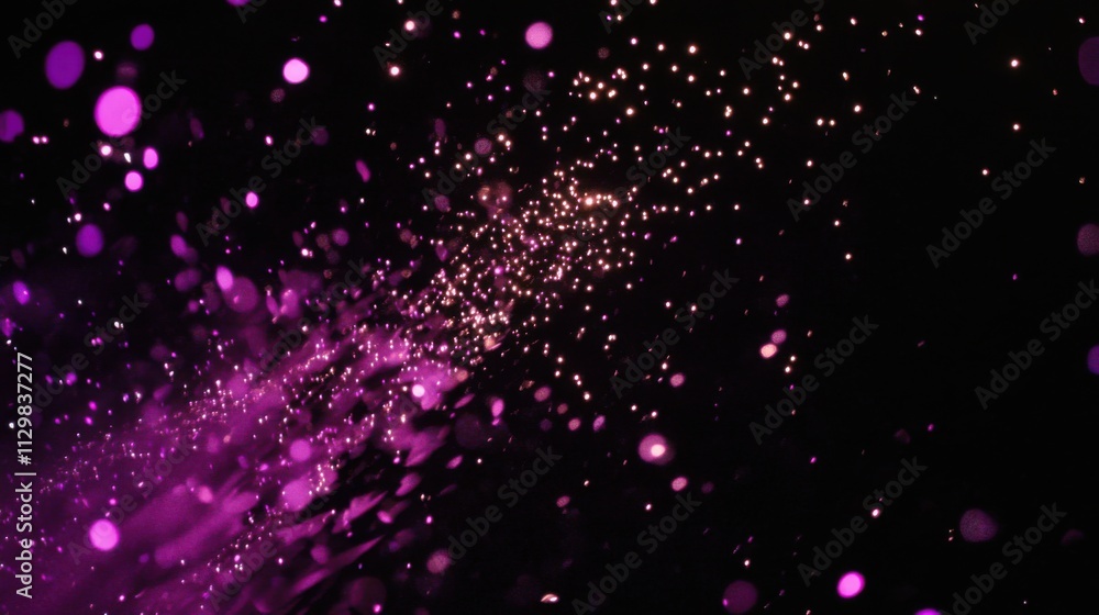 Naklejka premium 粒子 キラキラのエフェクト