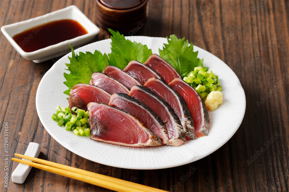 鰹のたたき Seared Bonito 鰹のたたき Seared Bonito