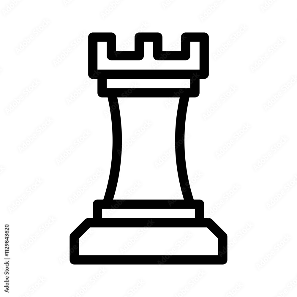 chess line icon chess line icon