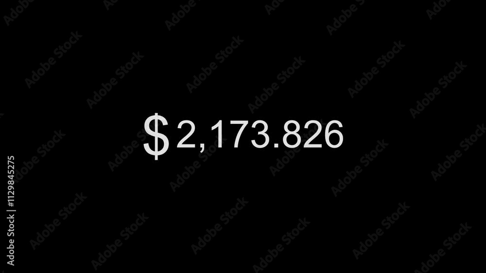 dollar evolution animation. Money dollar sign icon motion. dollar evolution animation. Money dollar sign icon motion.