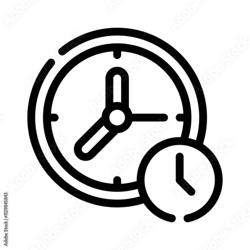 hourly line icon