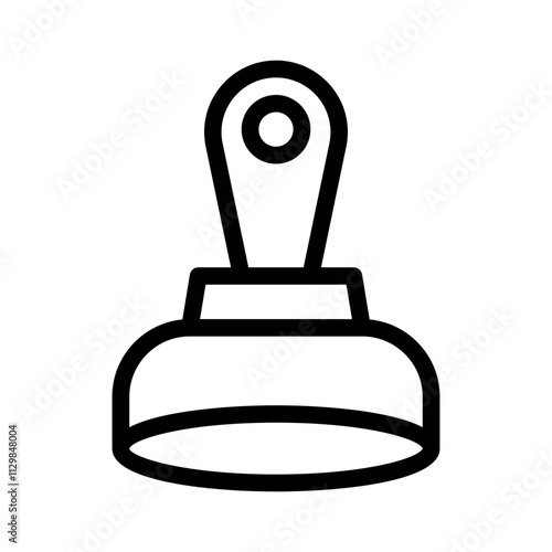 plunger line icon