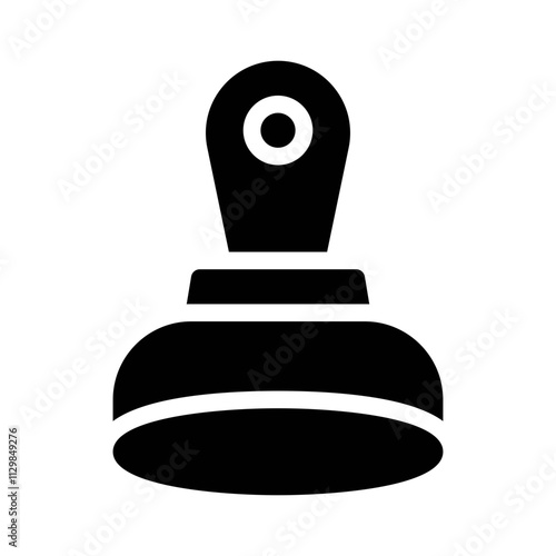 plunger glyph icon