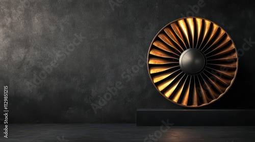 Jet engine components constructed from nickel alloys, hightemperature performance, cuttingedge aerospace materials photo