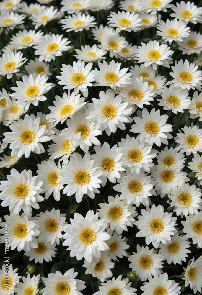 Dense cluster of white chrysanthemum buds against black , peaceful, art Dense cluster of white chrysanthemum buds against black , peaceful, art