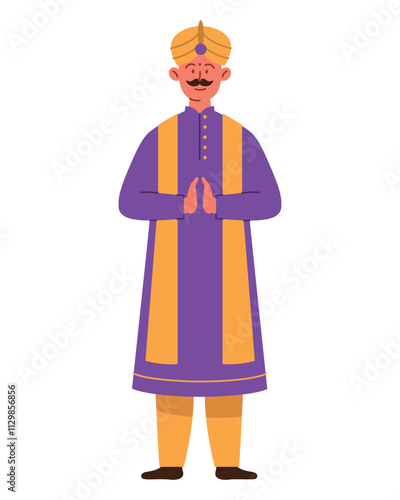 indian man in traditional dress