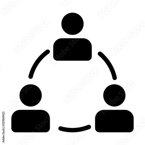 collaboration Solid icon