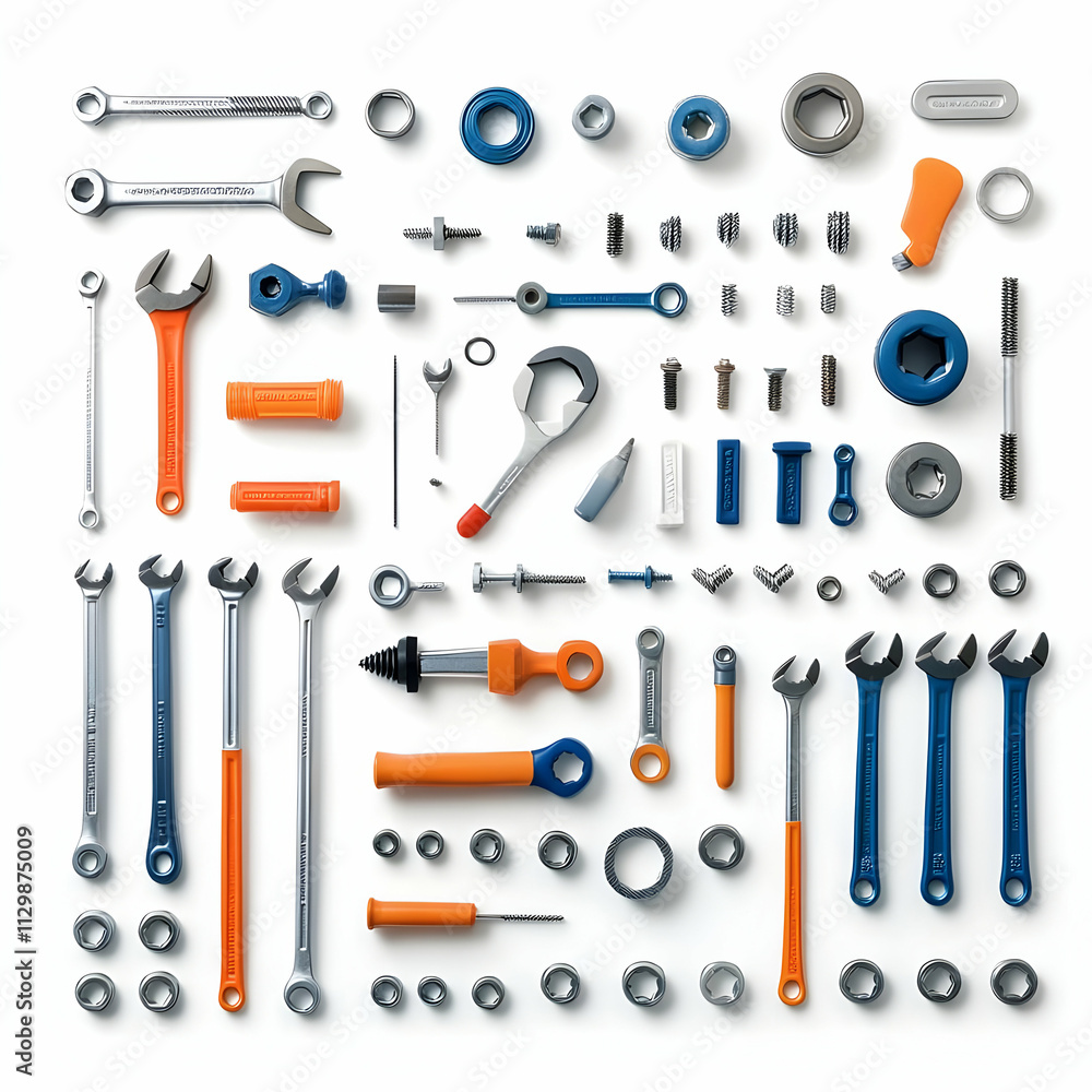 Tool Illustration: Wrenches, Nuts, Bolts Tool Illustration: Wrenches, Nuts, Bolts