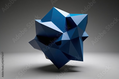 Revolutionary 3D Polyhedral Design Featuring Unique Angular Components photo