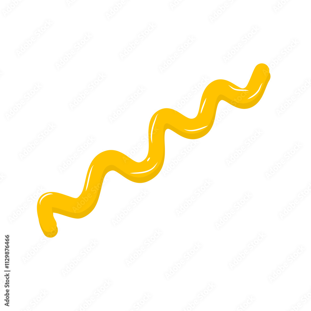 Drips of mayonnaise cheese sauce or vanilla cream Drips of mayonnaise cheese sauce or vanilla cream
