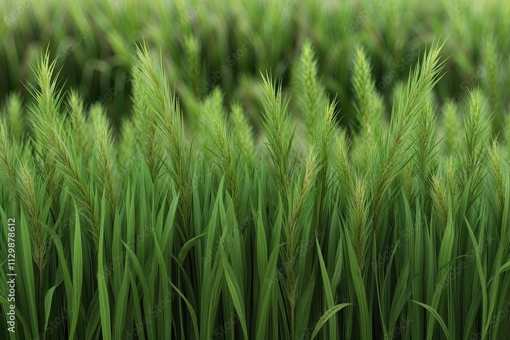 Vibrant 3D Rendered Aromatic Grass Backgrounds for Visual Design Vibrant 3D Rendered Aromatic Grass Backgrounds for Visual Design