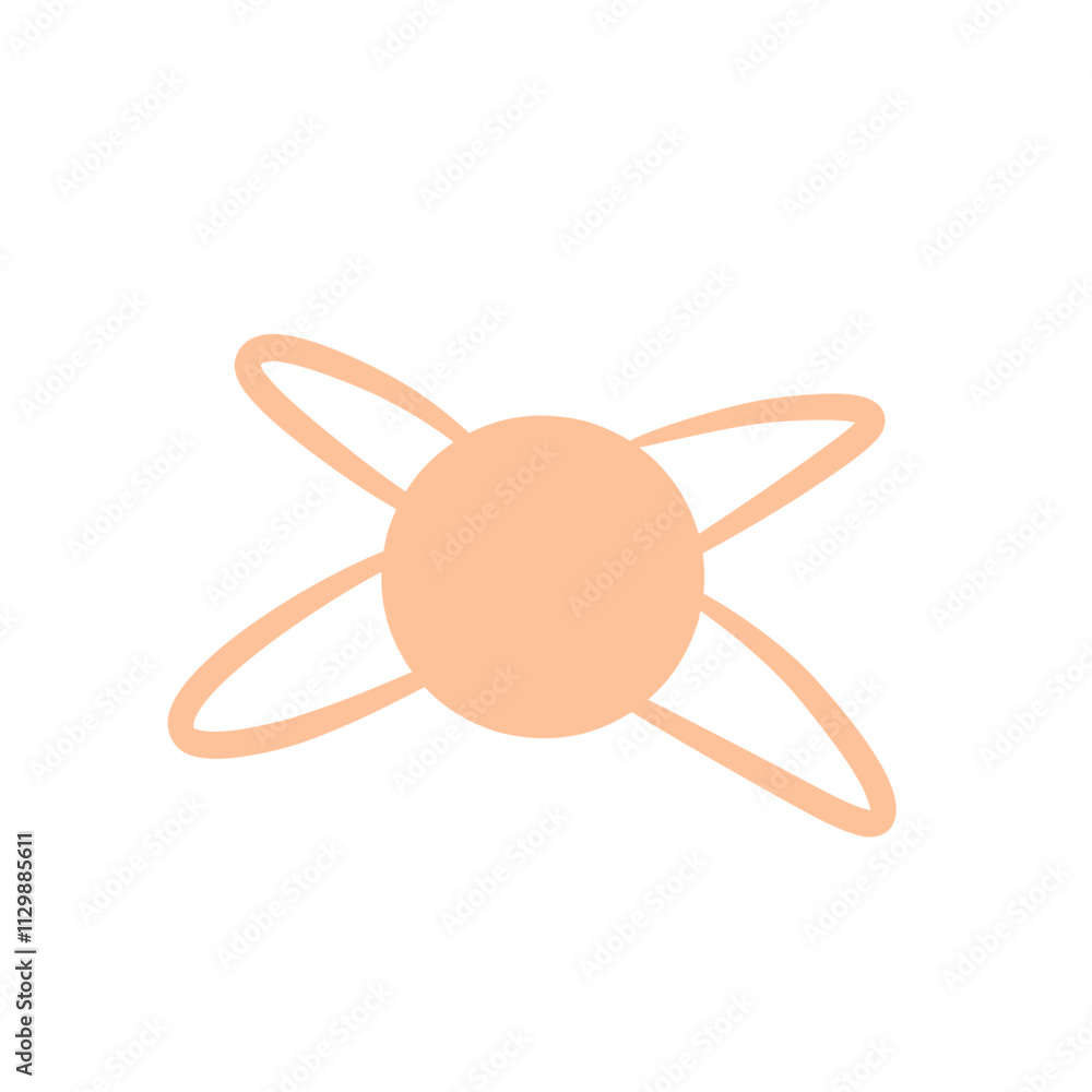 Cartoon solar system planet Illustration Cartoon solar system planet Illustration