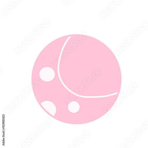 Cartoon solar system planet Illustration