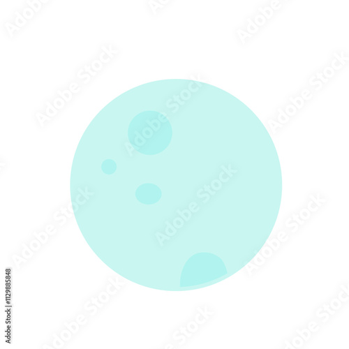 Cartoon solar system planet Illustration