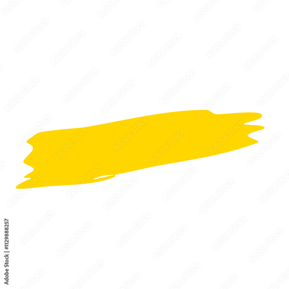 Obraz premium Marker yellow strokes