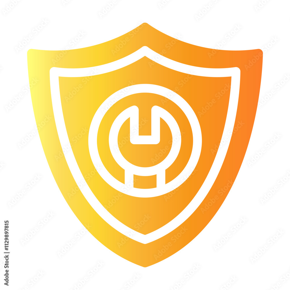 support protection Gradient icon