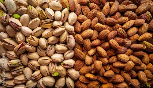 Wallpaper Mural A close-up shot of pistachios and almonds. Torontodigital.ca