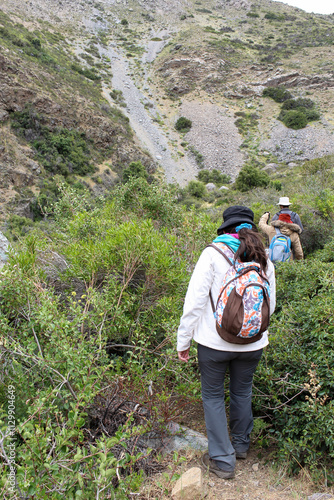 aventura y senderismo en los Andes, Chile