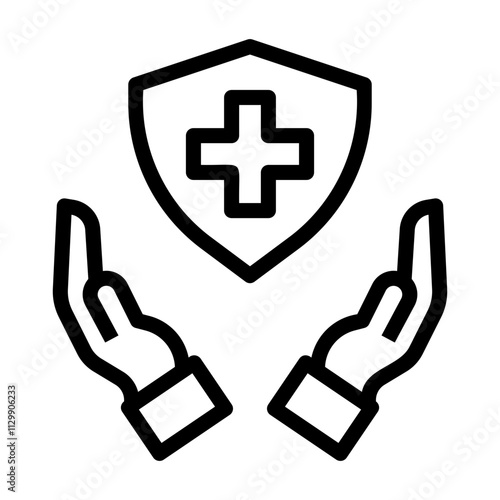 medical insurance Line Icon