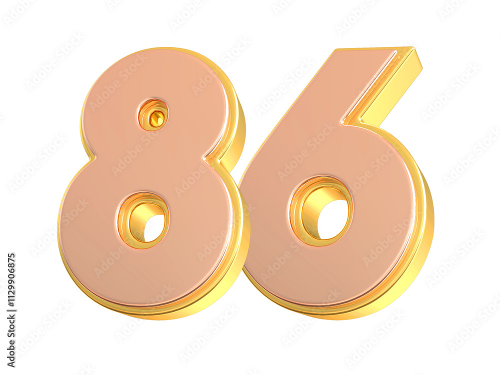 Gold Number 86