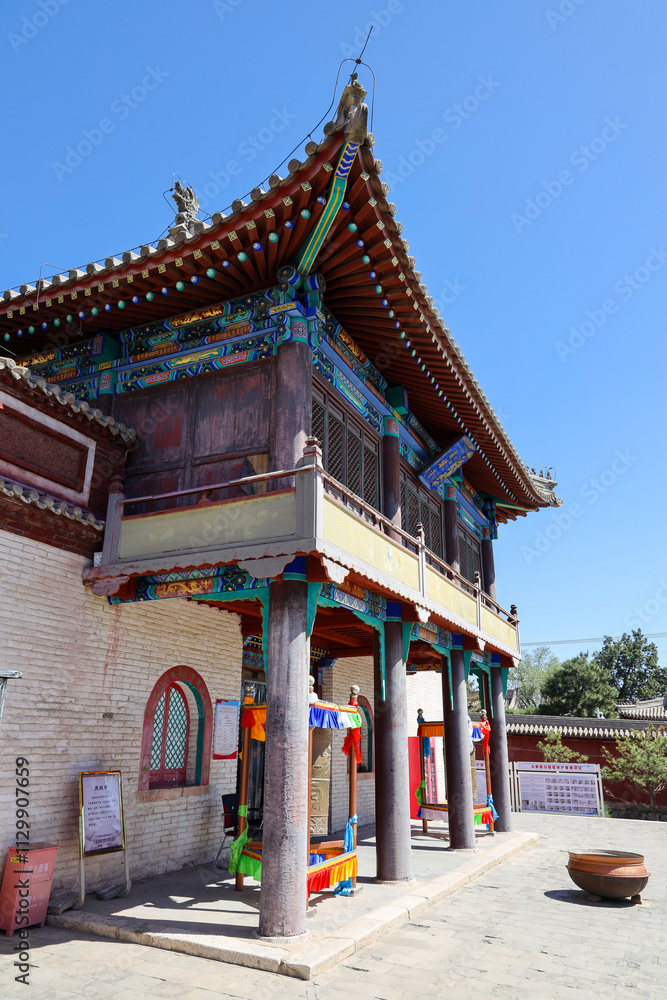 Obraz premium Wusutu Lama Temple, Hohhot, Inner Mongolia, China