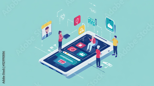 A senior care app powered by AI, analyzing behavioral patterns to predict potential health issues.