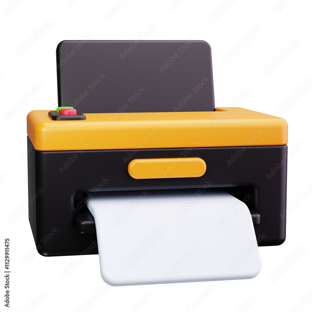 Printer 3d Render Icons Printer 3d Render Icons